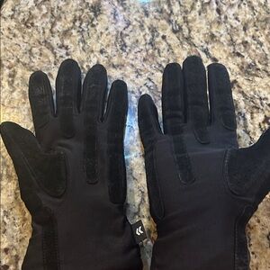 Black Suede Warm Women’s Gloves